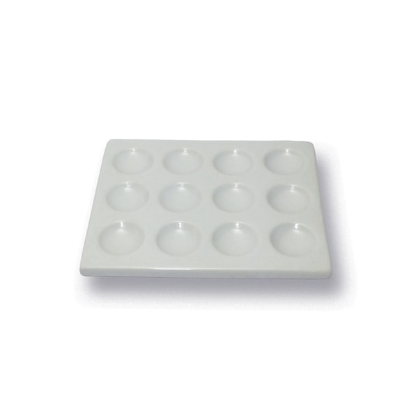 United Scientific Spot Plate, Porcelain, 6 Wells JSC006 - main